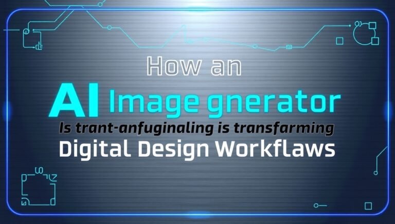 How an AI Image Generator Is Transforming Digital Design Workflows