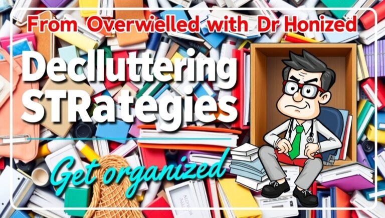 decluttering strategies dr homey overwhelmed