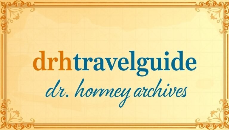 drhtravelguide dr homey archives